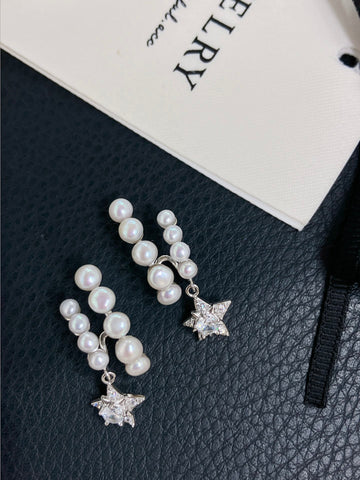 Freshwater Pearl Stud Earrings | 3–4mm · High Shine · S925 Sterling Silver