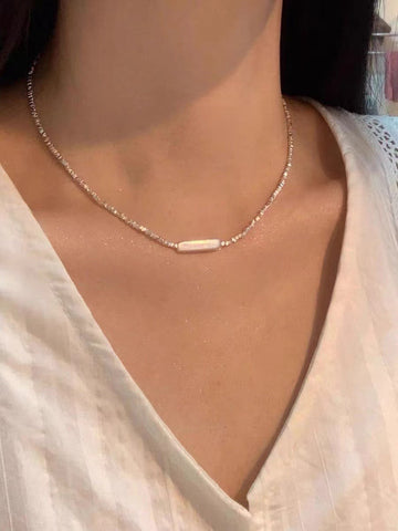 Freshwater Baroque Pearl Necklace | Irregular Shape · High Luster · Full S925 Sterling Silver Design