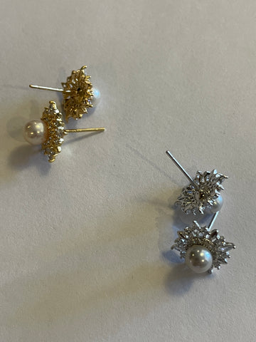 Vintage Akoya Pearl Earrings | ~5mm · Round · Strong Luster · S925 Sterling Silver