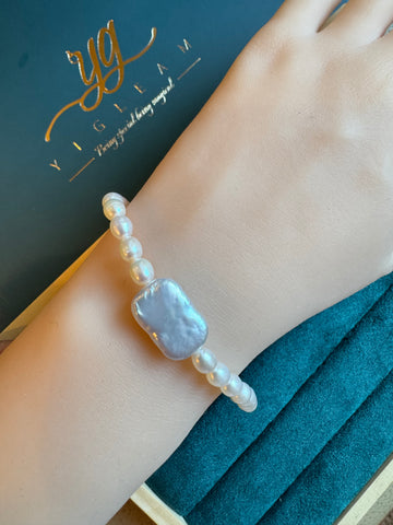 Freshwater Pearl Bracelet | 3–20mm · Adjustable Length · Anti-Oxidation Metal