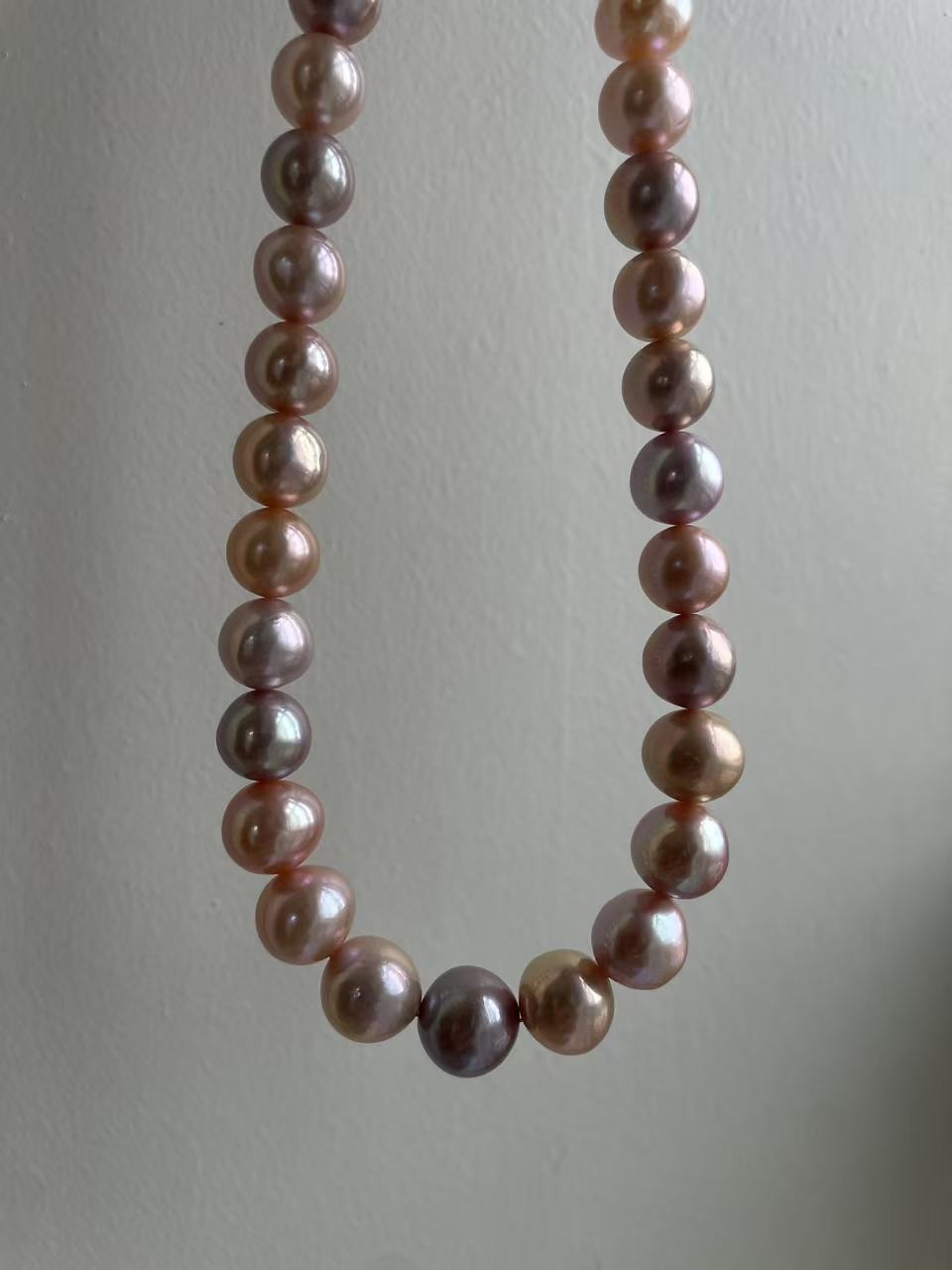 Freshwater Pearl Necklace | Soft Purple · Near-Round · High Luster · S925 Sterling Silver