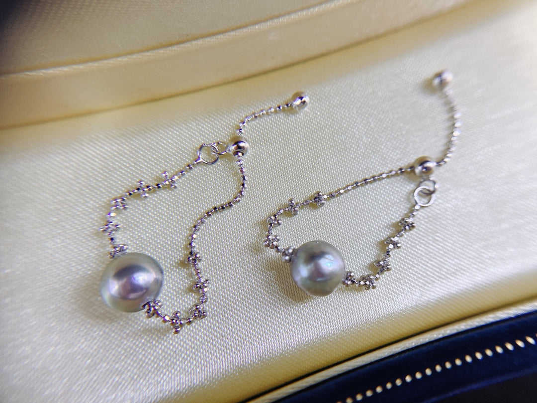 Fairy Lace Pearl Ring | 5mm White Saltwater Pearl · Adjustable Fit · Vintage Soft Glow