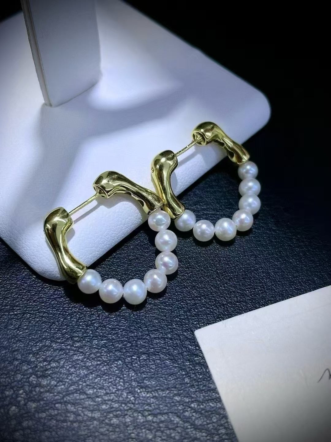Freshwater Pearl Ear Cuffs | 4–5mm Near-Round Pearls · S925 Sterling Silver · Minimalist with an Edge