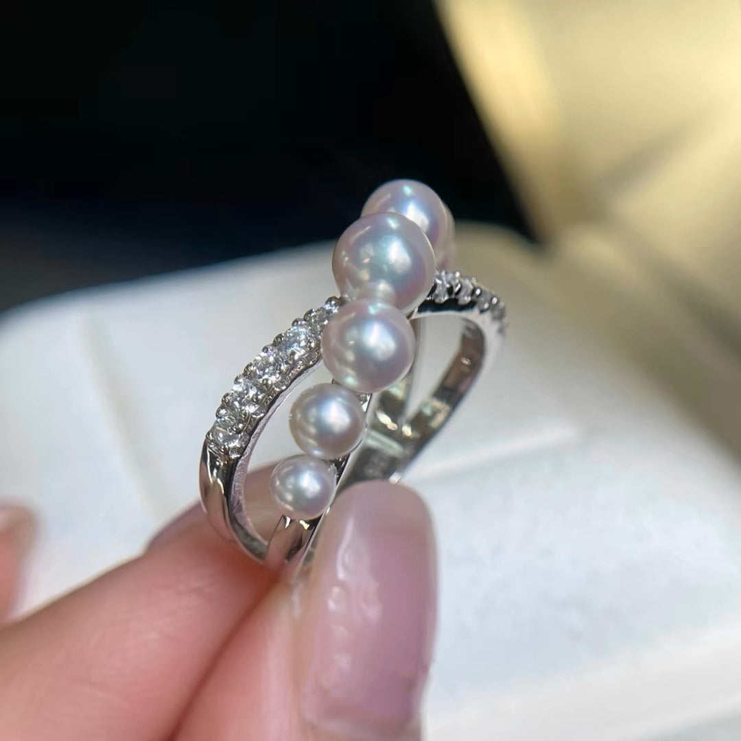 Freshwater Pearl Necklace | 3–5mm · Graduated Sizes · S925 Sterling Silver