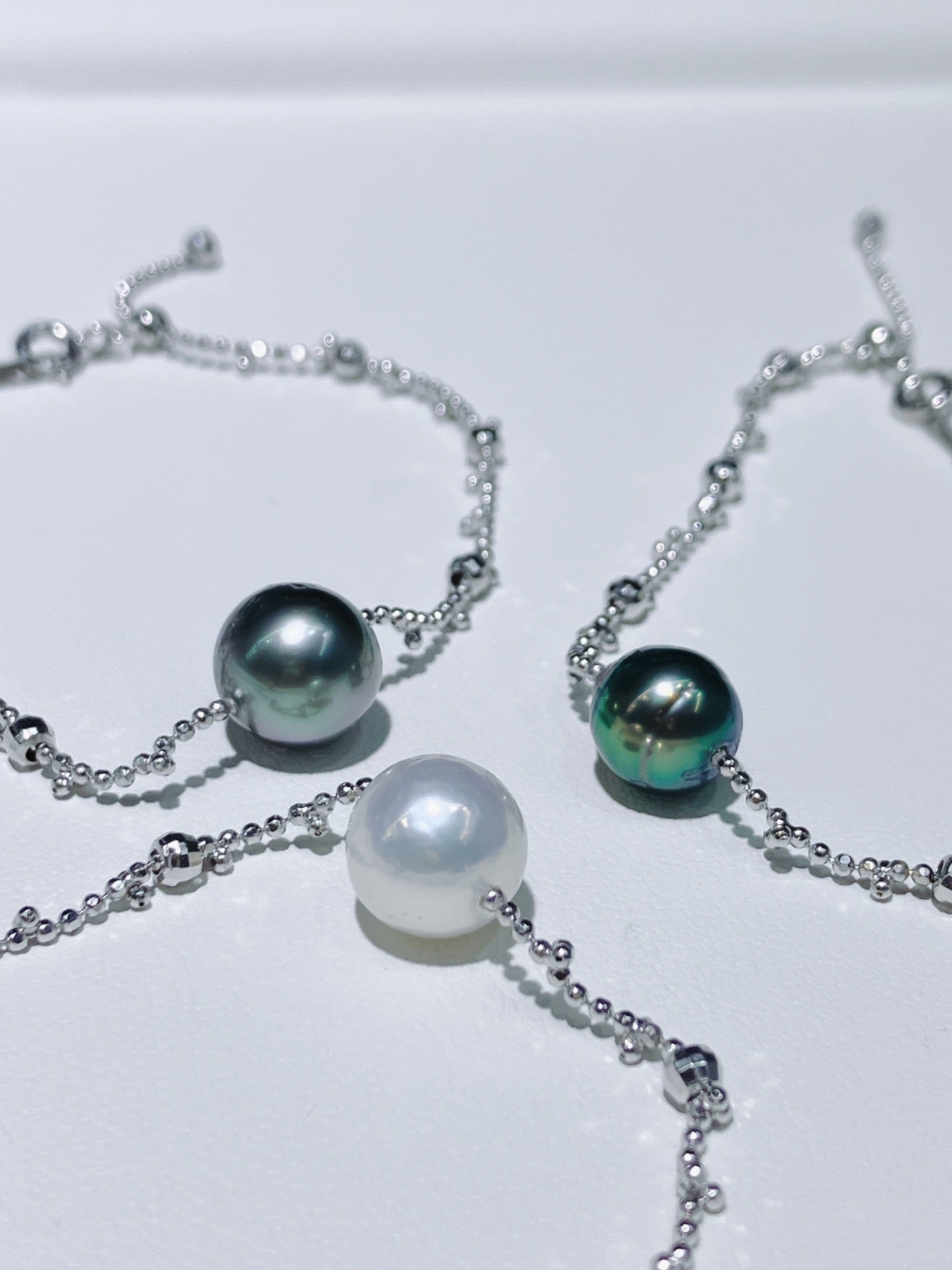 Tahitian Pearl Handmade Bracelet | 9–10mm · Near Round · Strong Luster · S925 Sterling Silver · Random Shipment