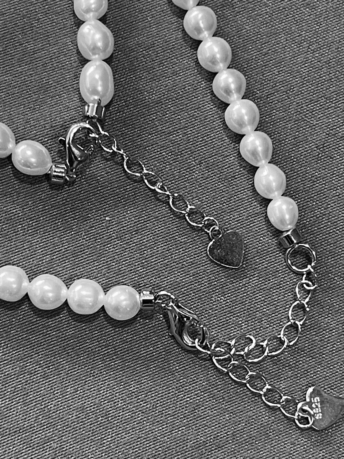 Freshwater Pearl Necklace &amp; Bracelet Set | 5–5.5mm Oval-Round Pearls · S925 Silver Extender Clasp · Coordinated Elegance