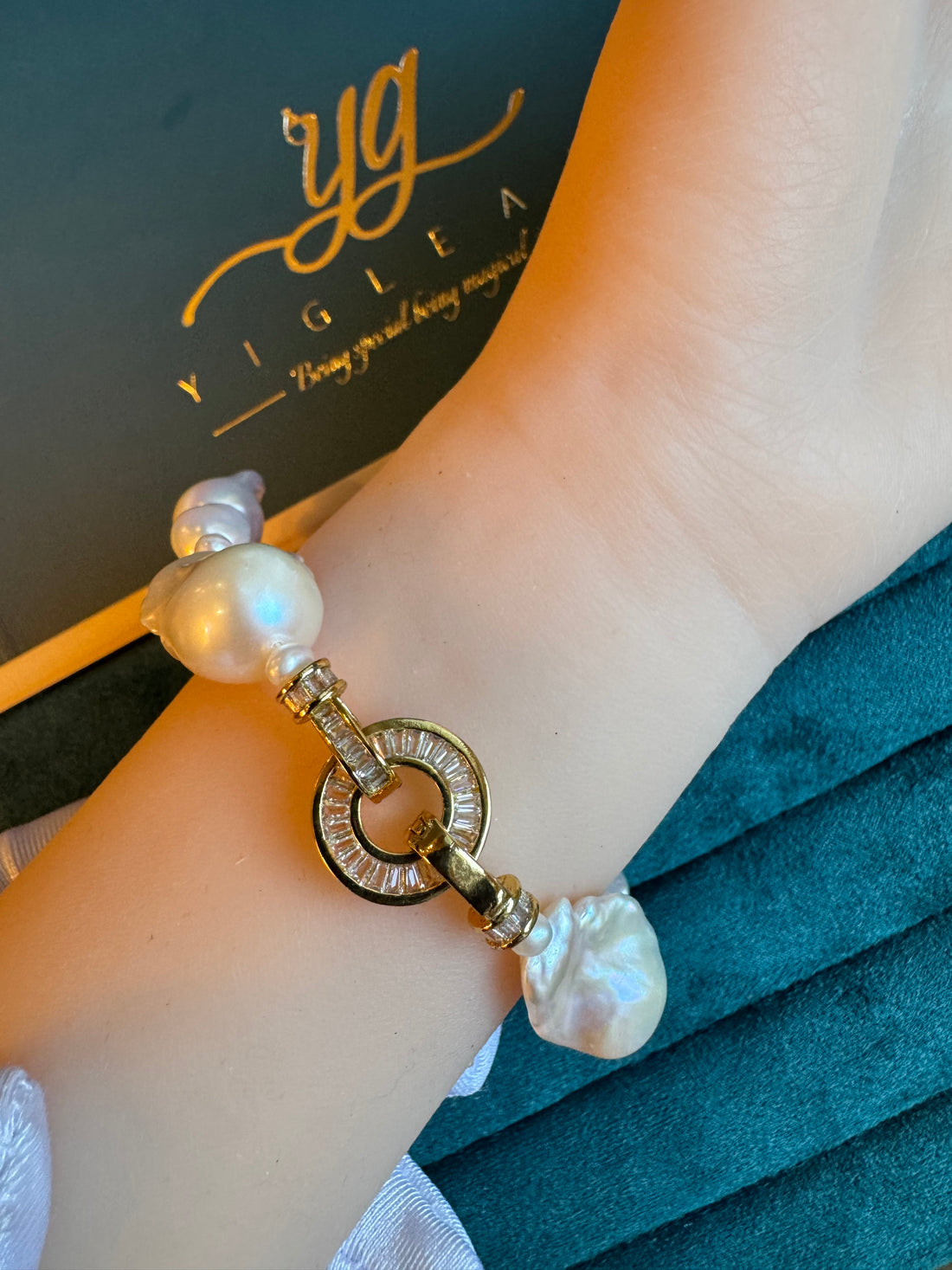Baroque Freshwater Pearl Bracelet | Multi-Size Design · 3–30mm · Zircon &amp; Anti-Oxidation Metal