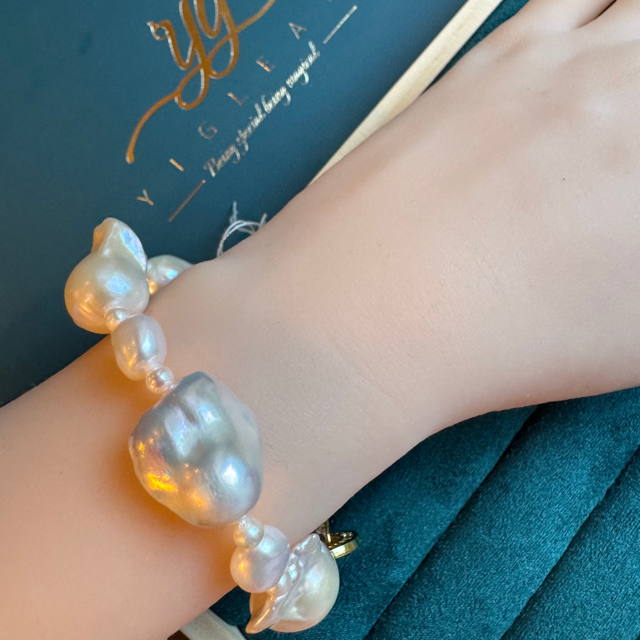 Baroque Freshwater Pearl Bracelet | Multi-Size Design · 3–30mm · Zircon &amp; Anti-Oxidation Metal