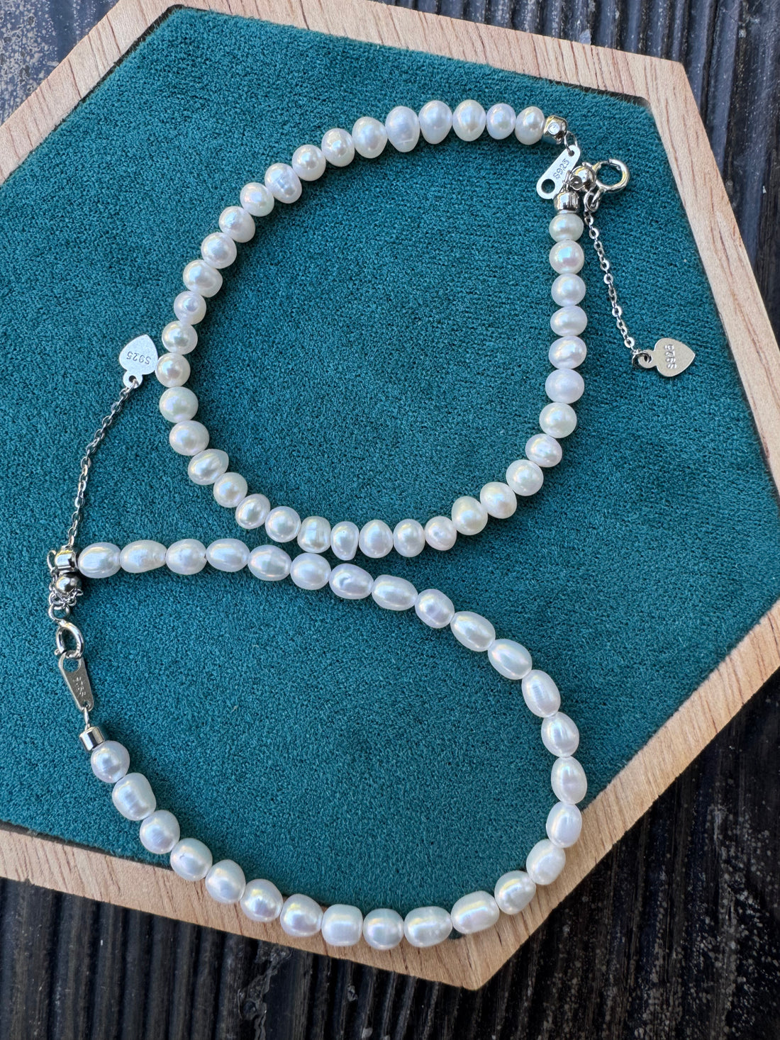 Freshwater Pearl Bracelet — 3–4mm Near‑Round Pearls · Strong Luster · Adjustable 15–20cm