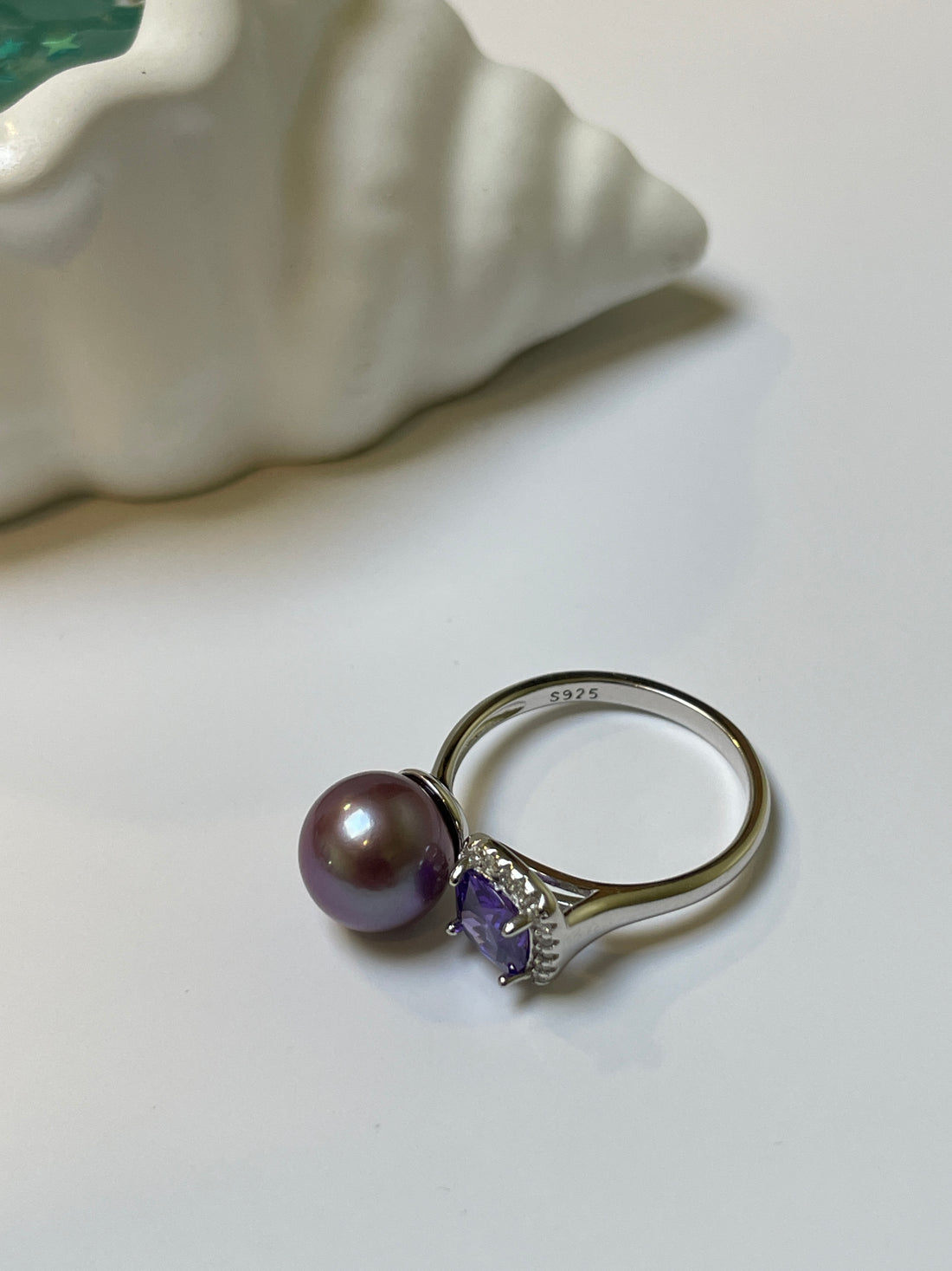 Freshwater Pearl Open Ring | Natural Pearl · S925 Silver · Adjustable Band
