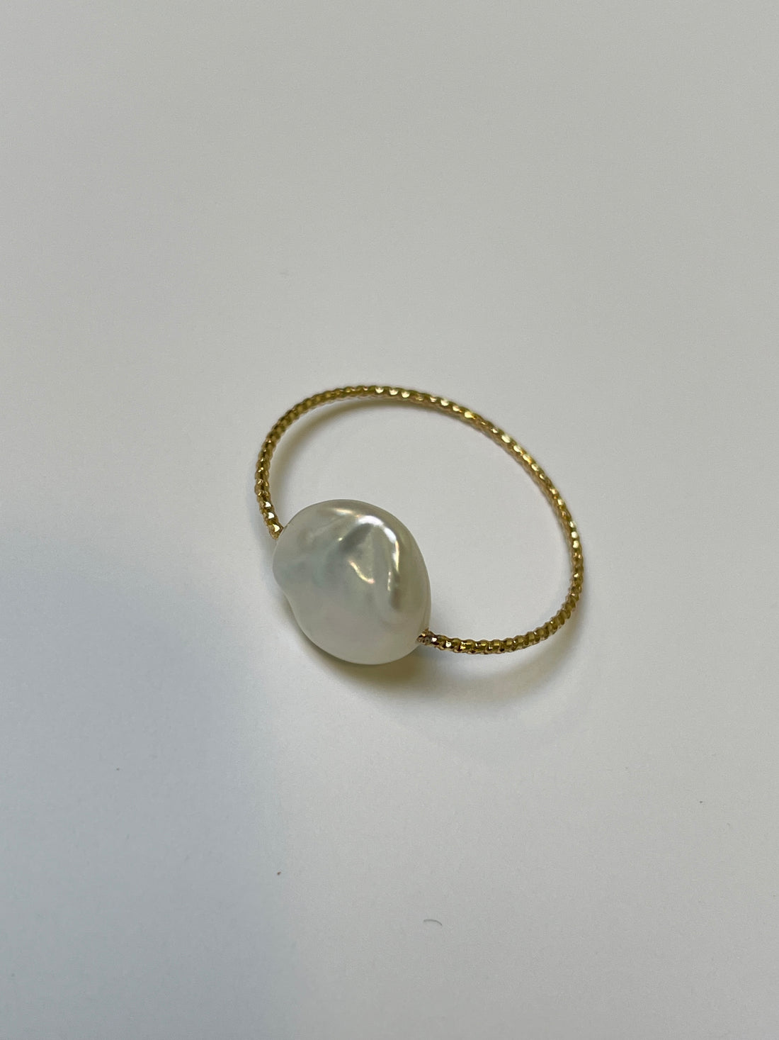 Freshwater Pearl Ring | 9.5mm · Nucleation-Free · Petite Design · Anti-Oxidation Metal