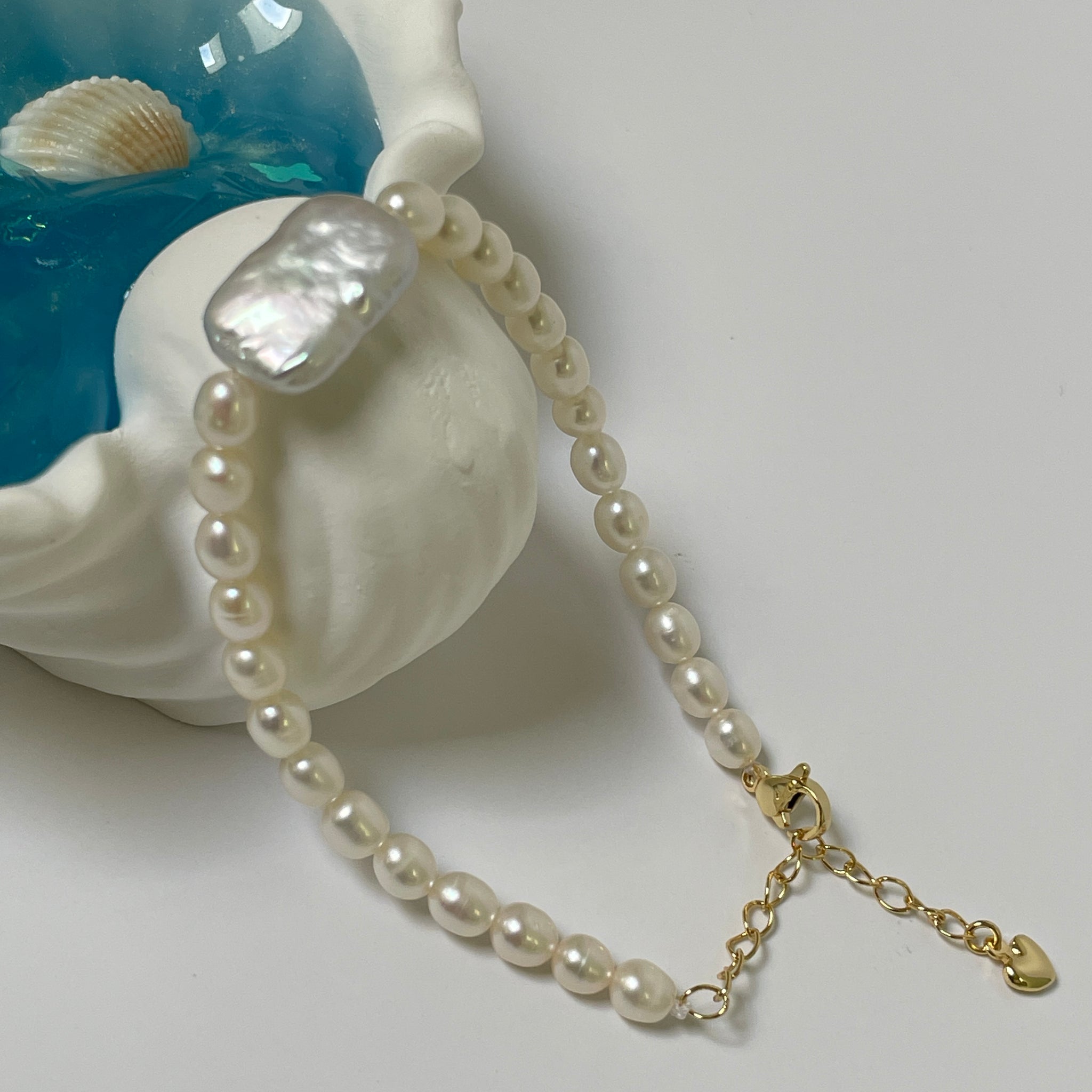 Freshwater Pearl Bracelet | 3–20mm · Adjustable Length · Anti-Oxidation Metal