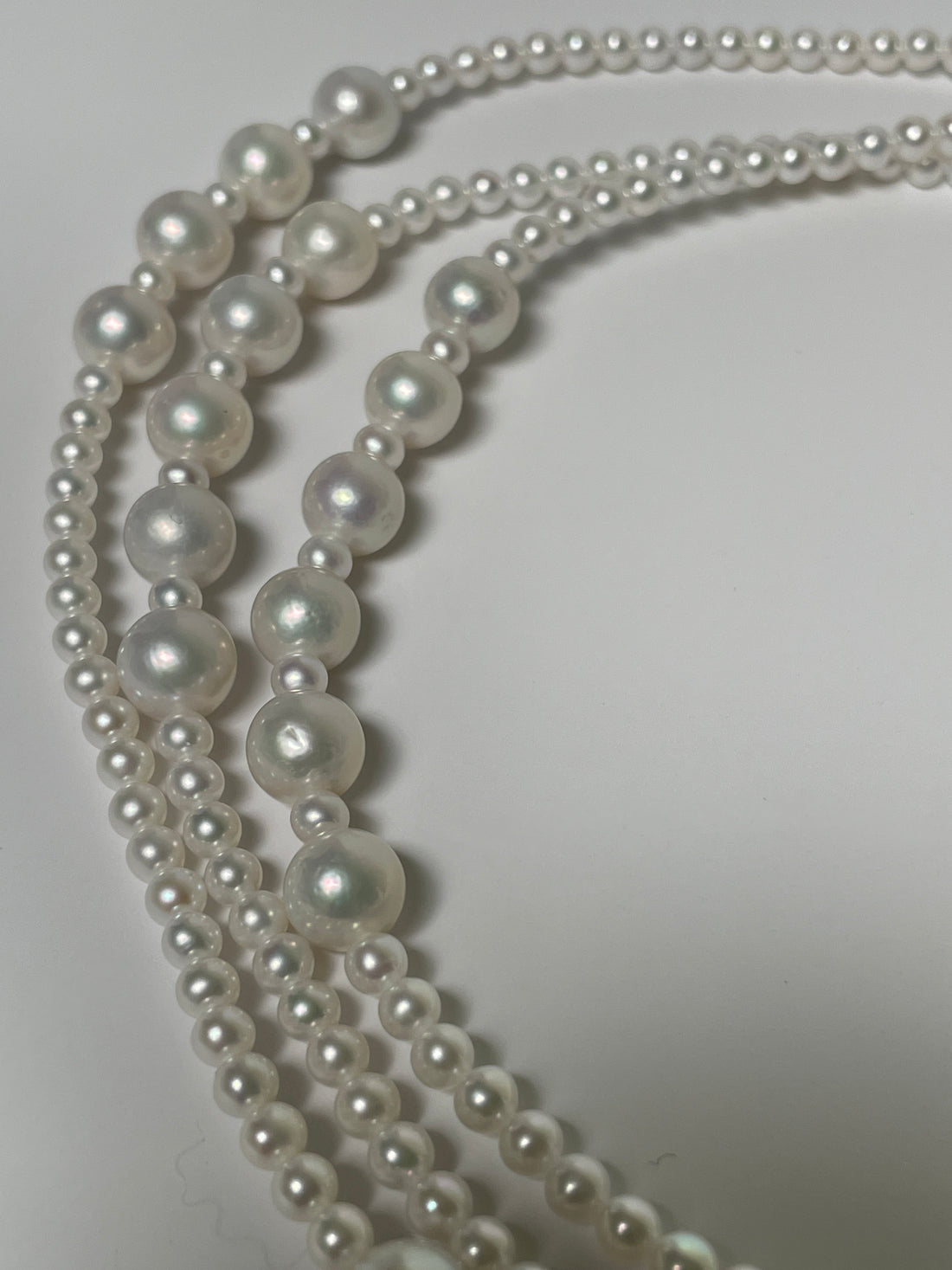 Freshwater Pearl Long Necklace | 4–8mm · Perfectly Round · Flawless High Luster · Multi-Style Design