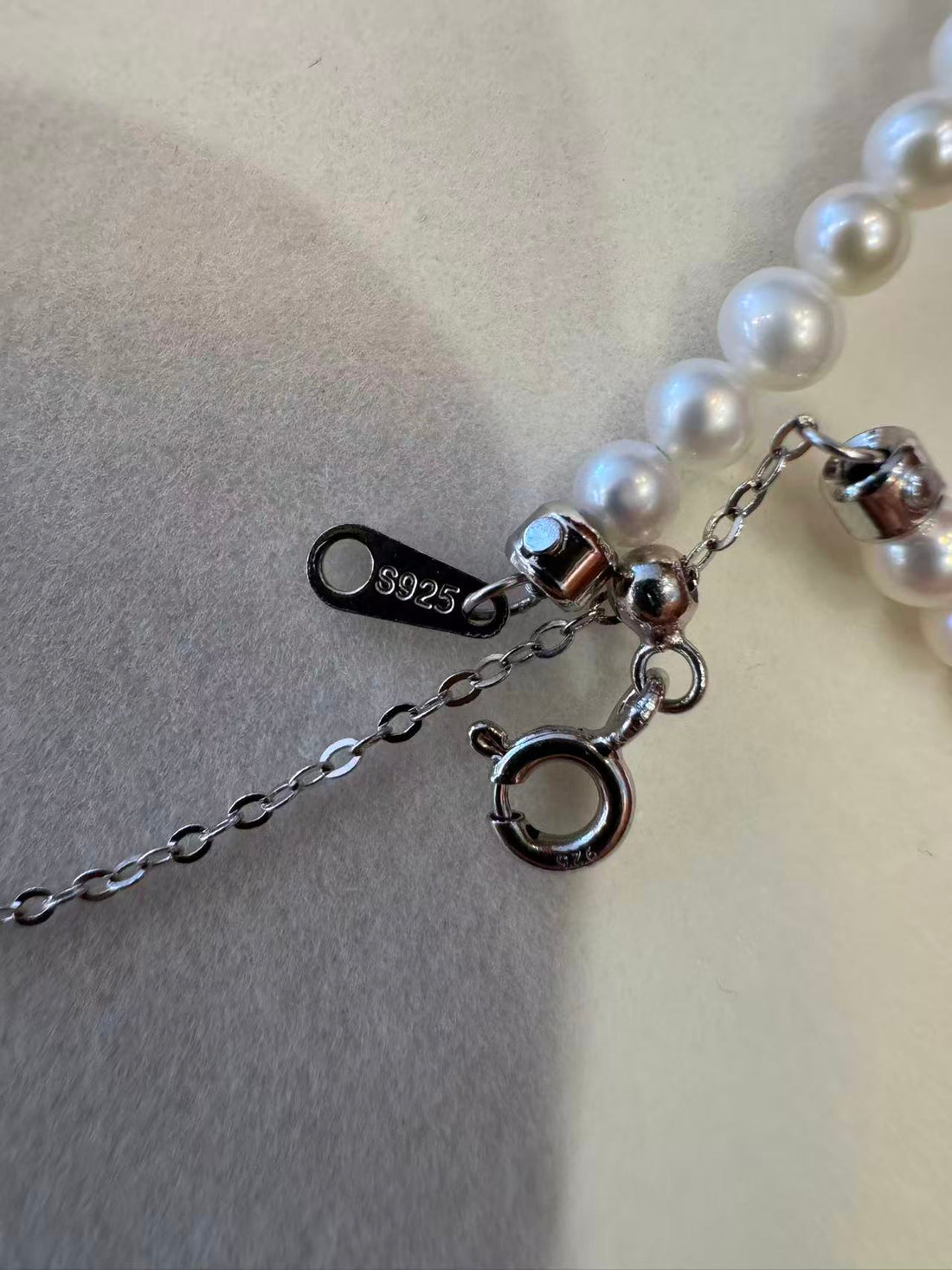 Freshwater Pearl Millet Necklace | 3–4mm · Near-Round · High Luster · S925 Sterling Silver · 50cm