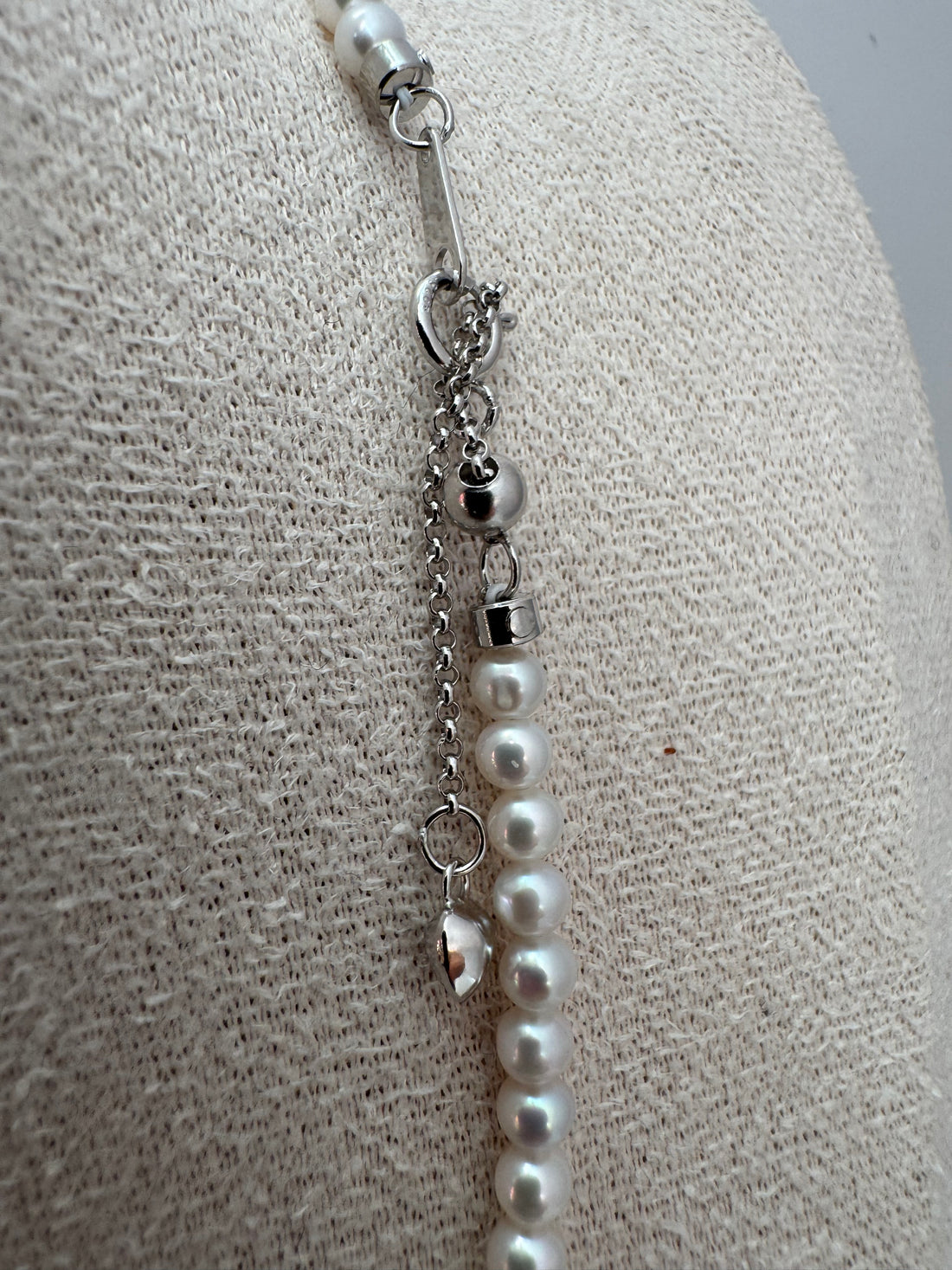 Freshwater Pearl Millet Necklace | 3–3.5mm · Near-Round · High Luster · S925 Sterling Silver Adjustable Chain · 40–45cm
