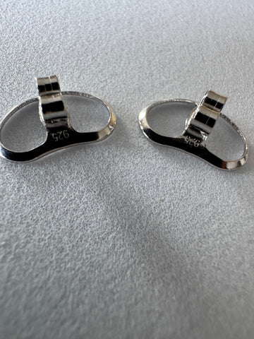 S925 Sterling Silver Large Earring Backs | 5.1×7.5×13.4mm · Secure & Comfortable Fit