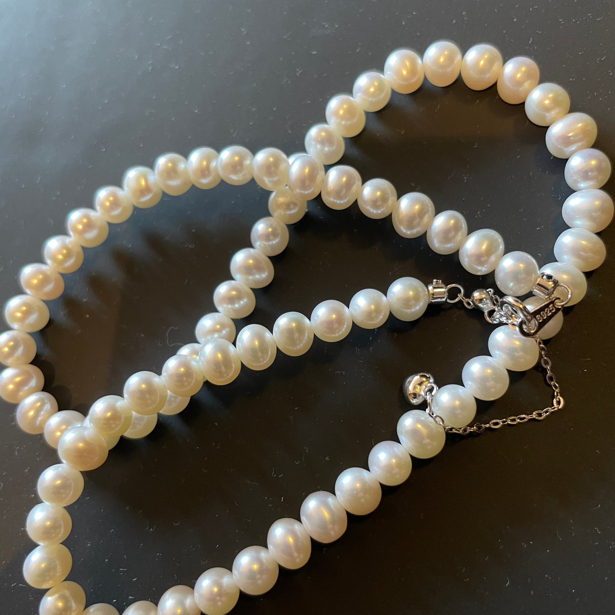 Lustrous Freshwater Pearl Necklace | 5–6mm Near-Round · High Luster · Minimal Blemishes