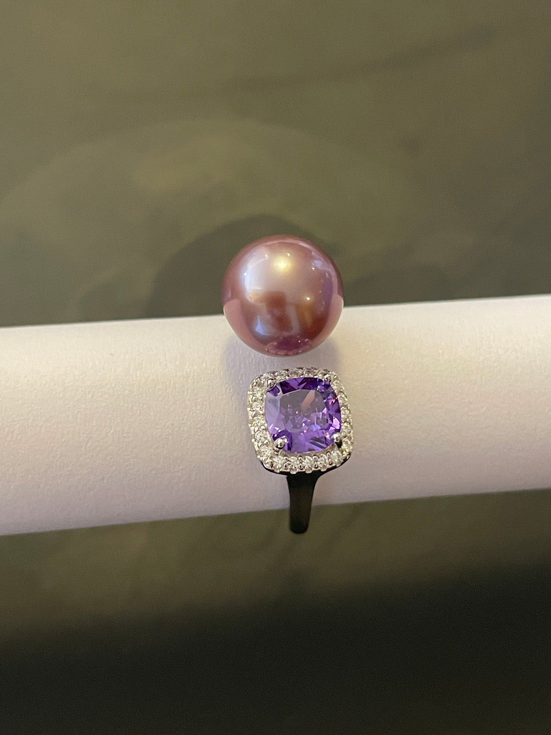 Freshwater Pearl Open Ring | Natural Pearl · S925 Silver · Adjustable Band